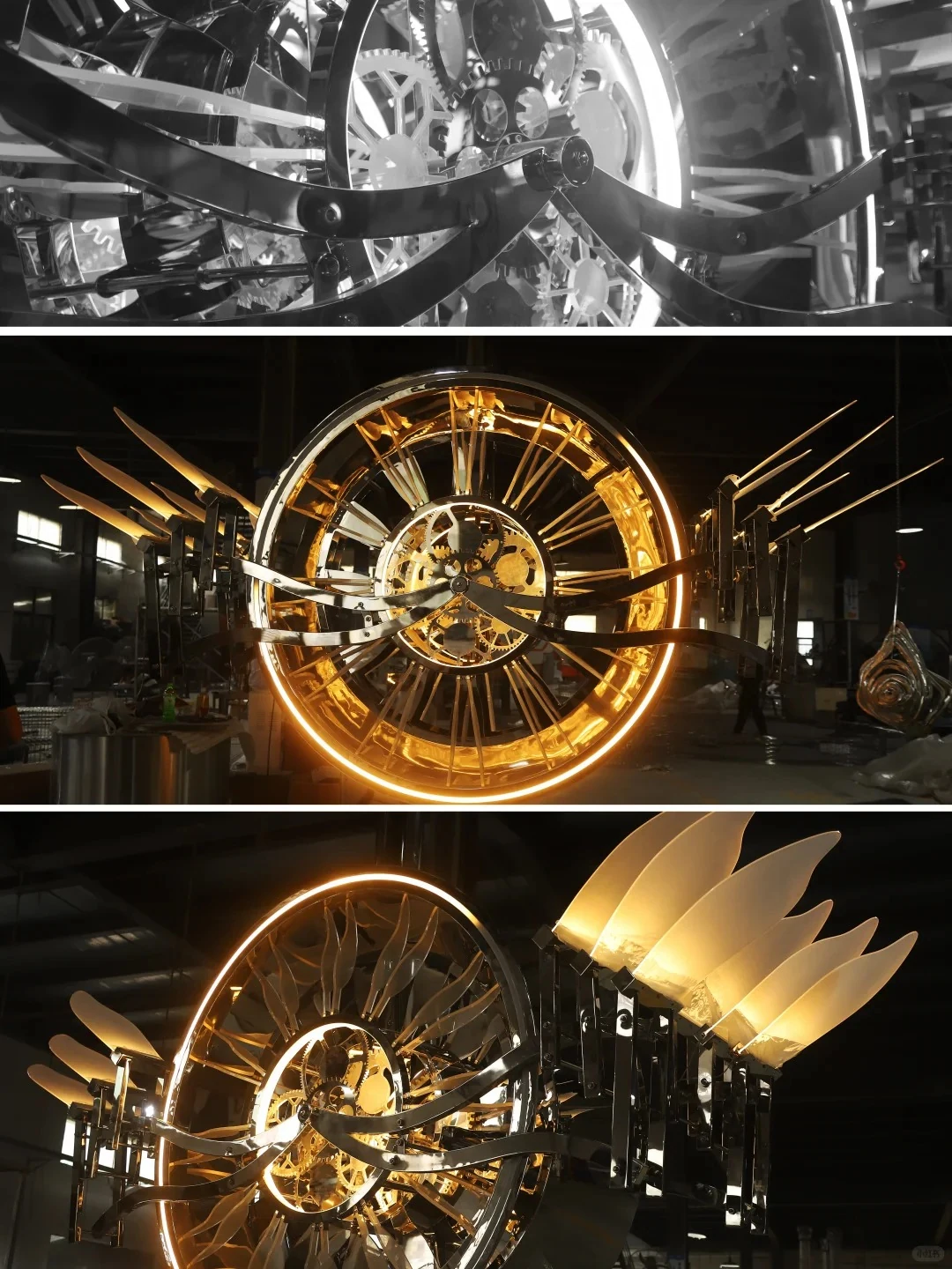 Mechanical light installation