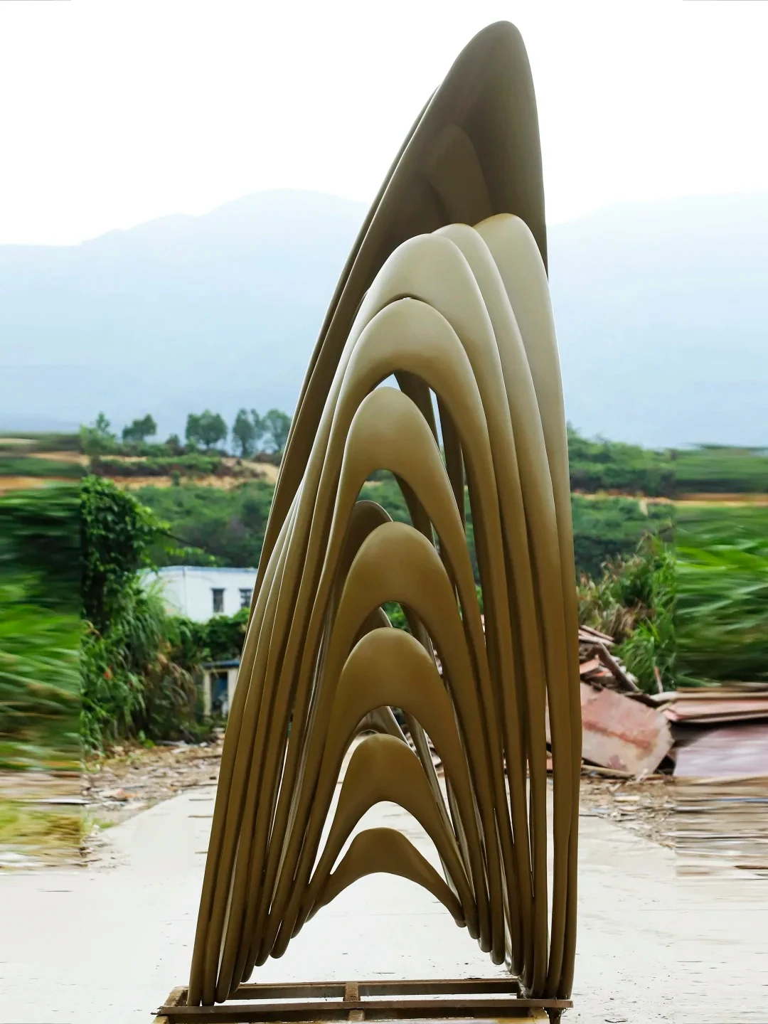 Abstract metal forms