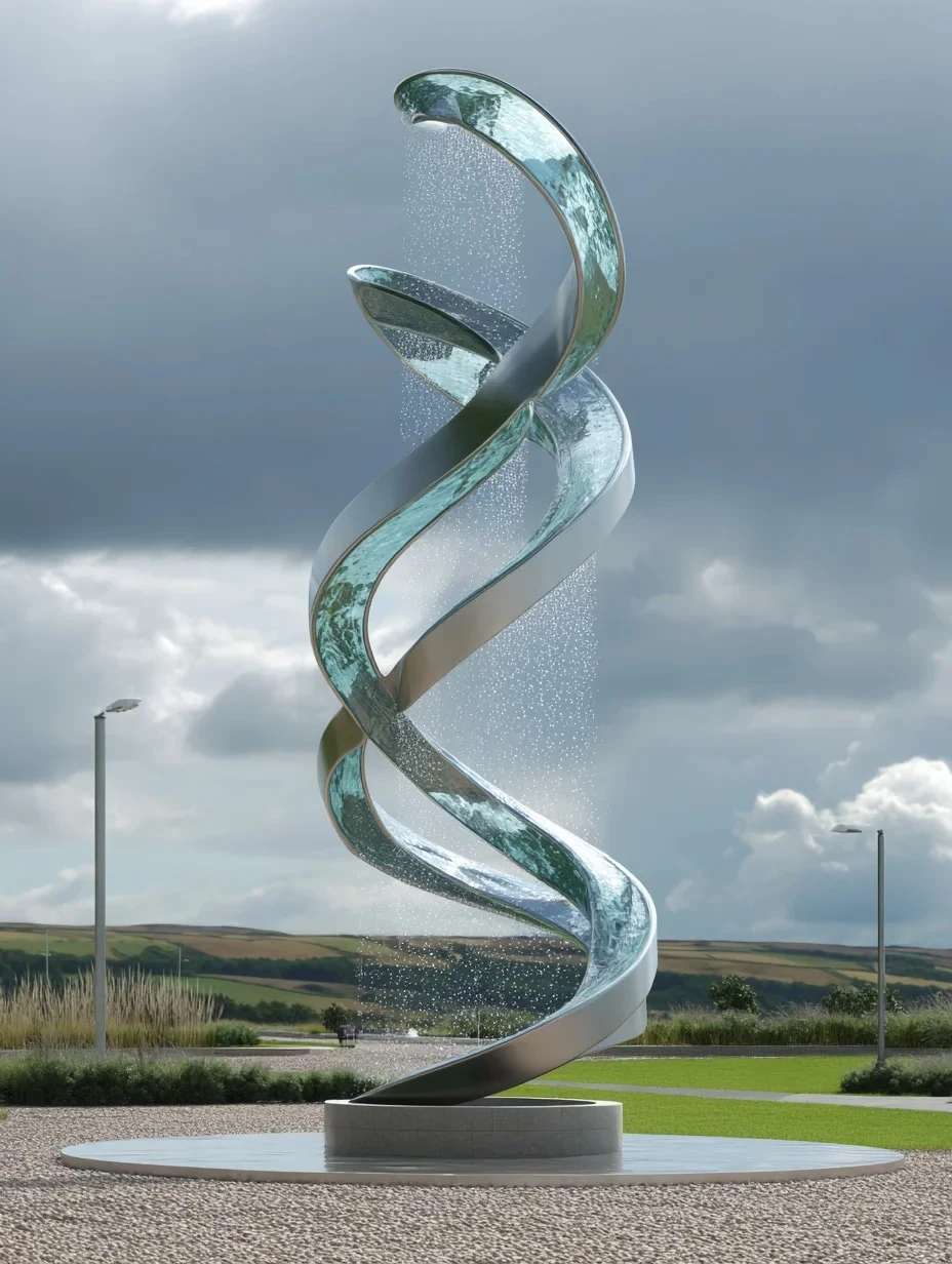 Flowing landscape concepts