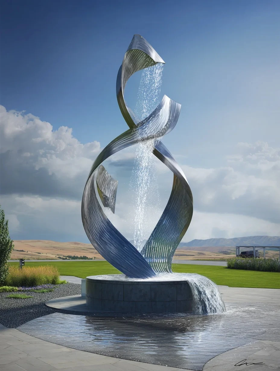 Flowing landscape concepts