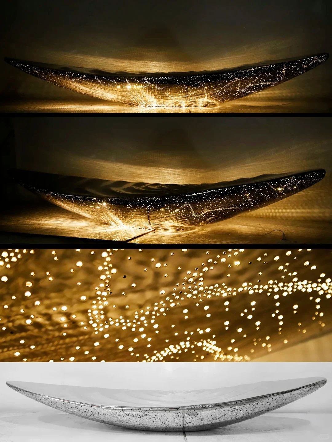 Illuminated perforations