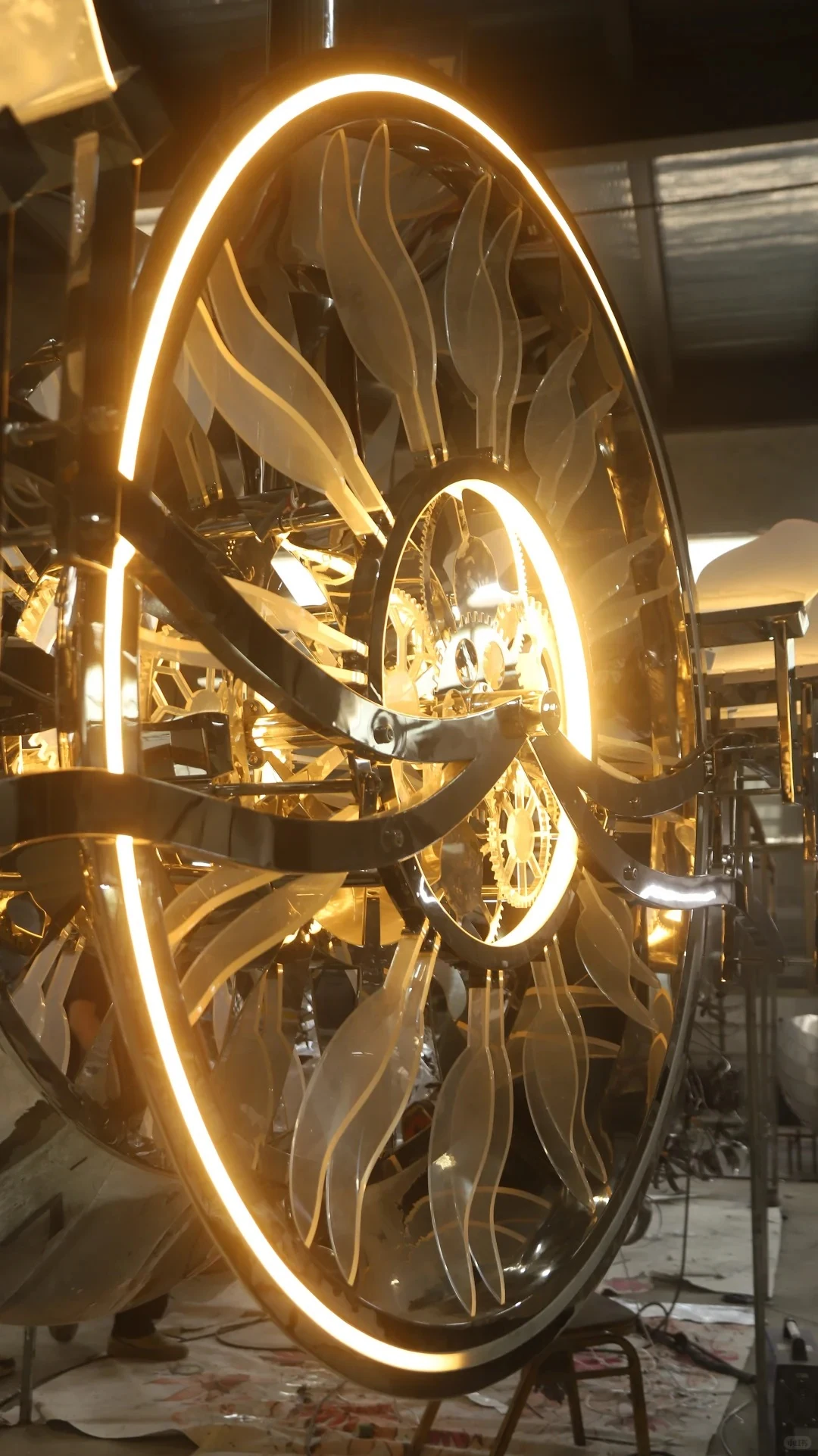 Mechanical light installation