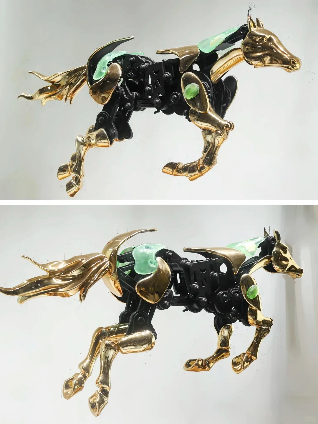 Mechanical horse suspension